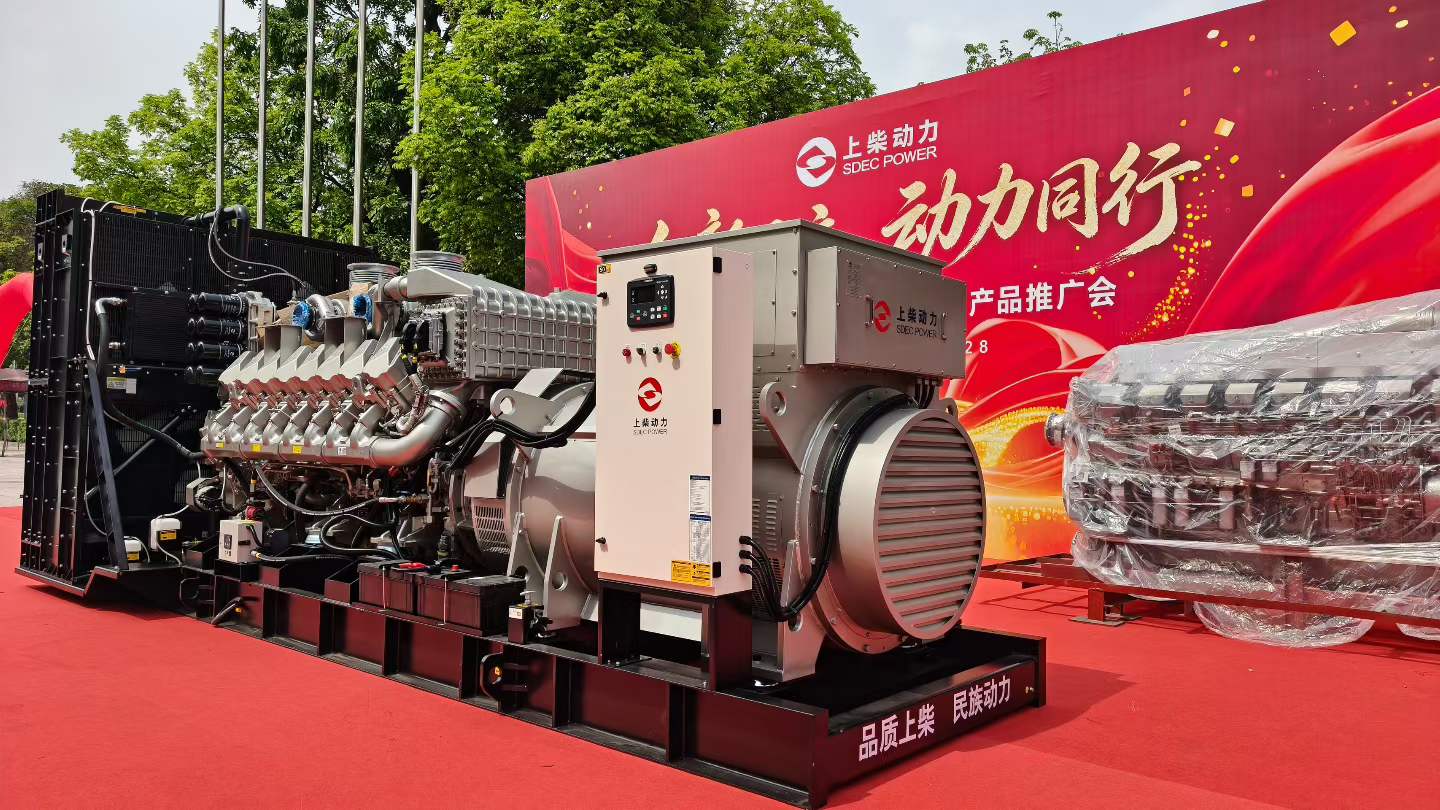 Shangchai Power delivered six 2000KW data center diesel generator sets of 16VK to a leading Internet company