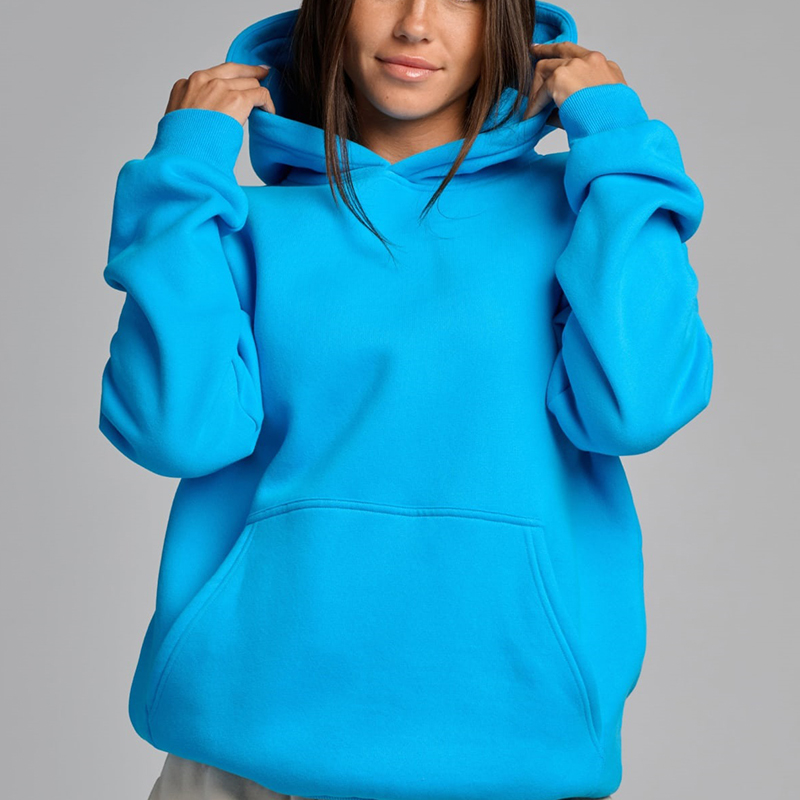 blue sports sweatshirt