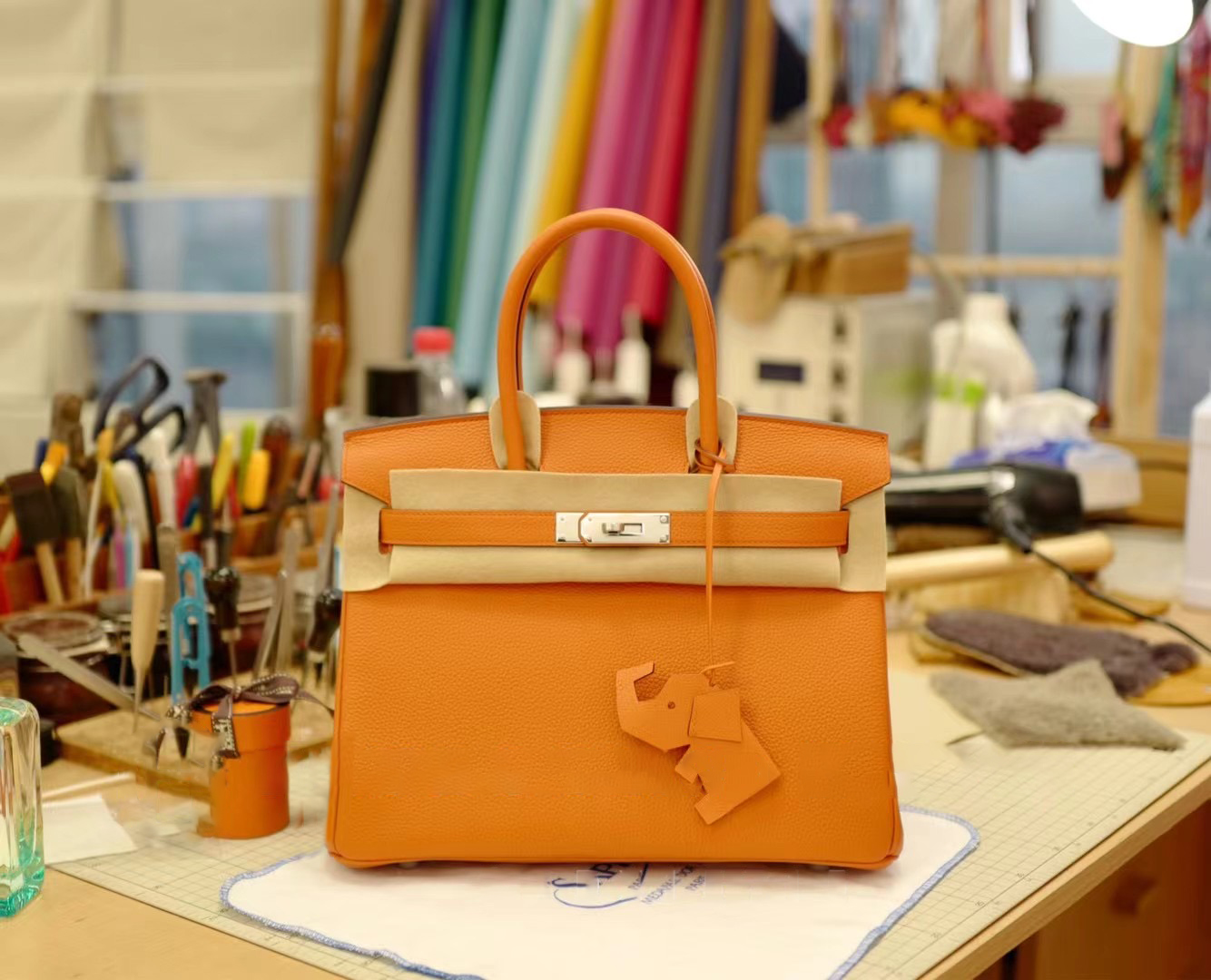 Birkin 30 93 Orange Togo