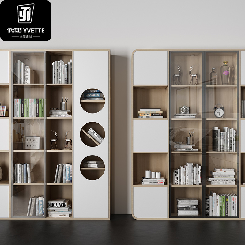 High-end Study Bookshelf Effect Display2