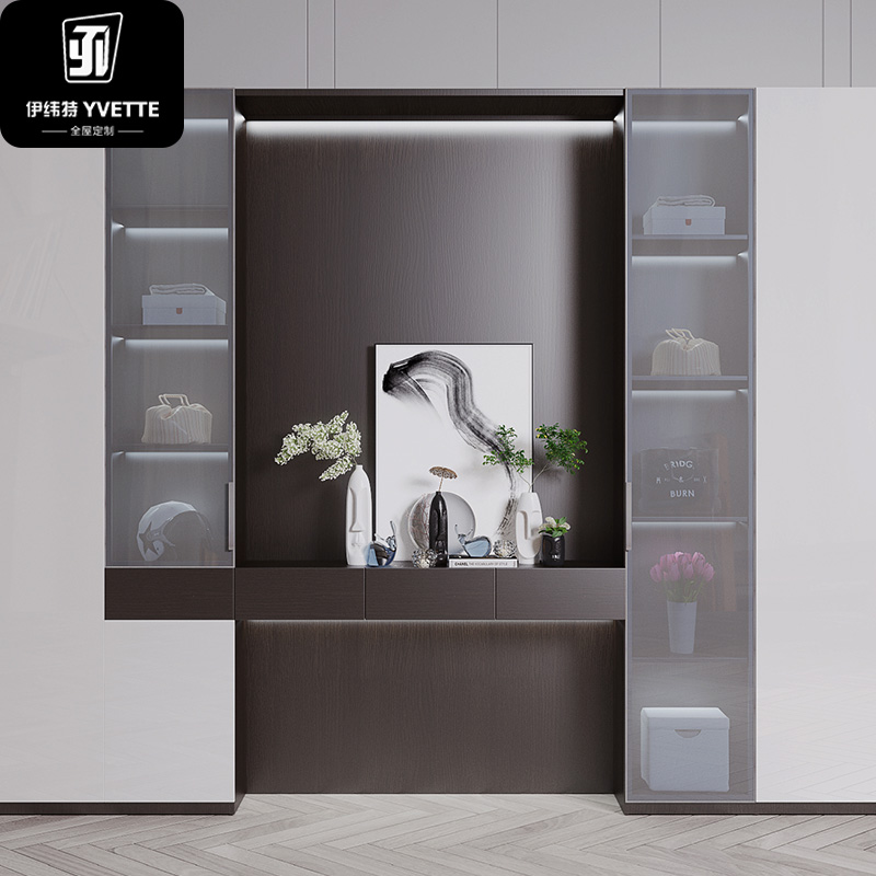 High-end Study Bookshelf Effect Display3