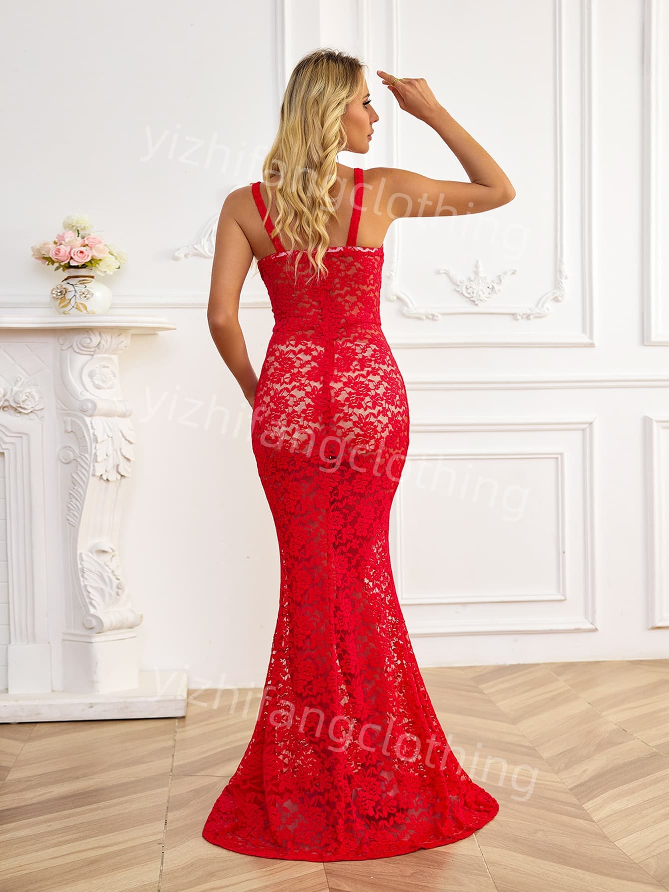 Elegant Race. European and American Style  .Evening Gown for Women - Sexy Dress									