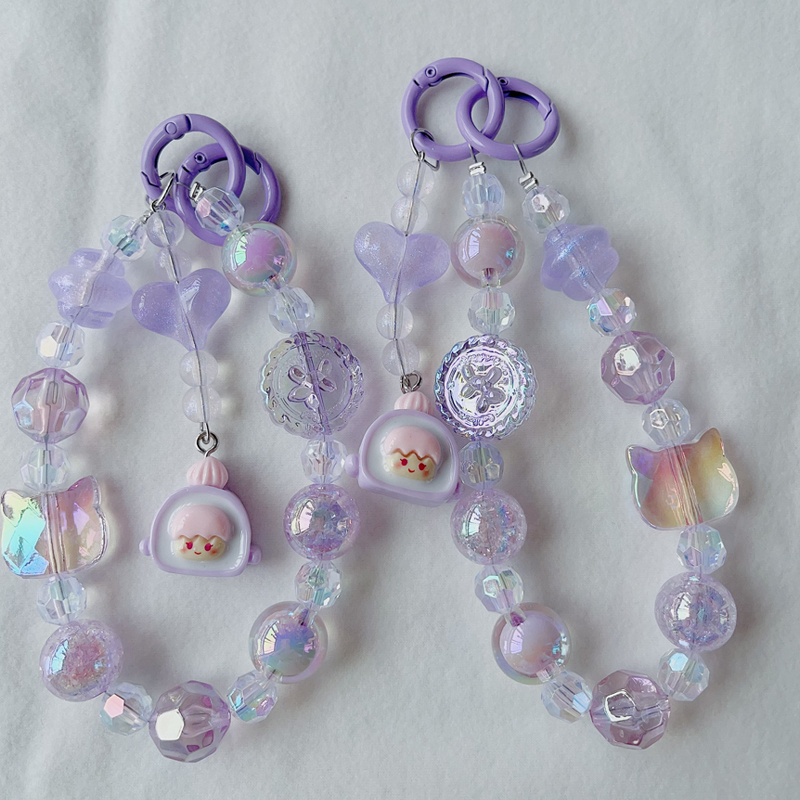 Purple Color Cartoon Duomei Phone Charm 