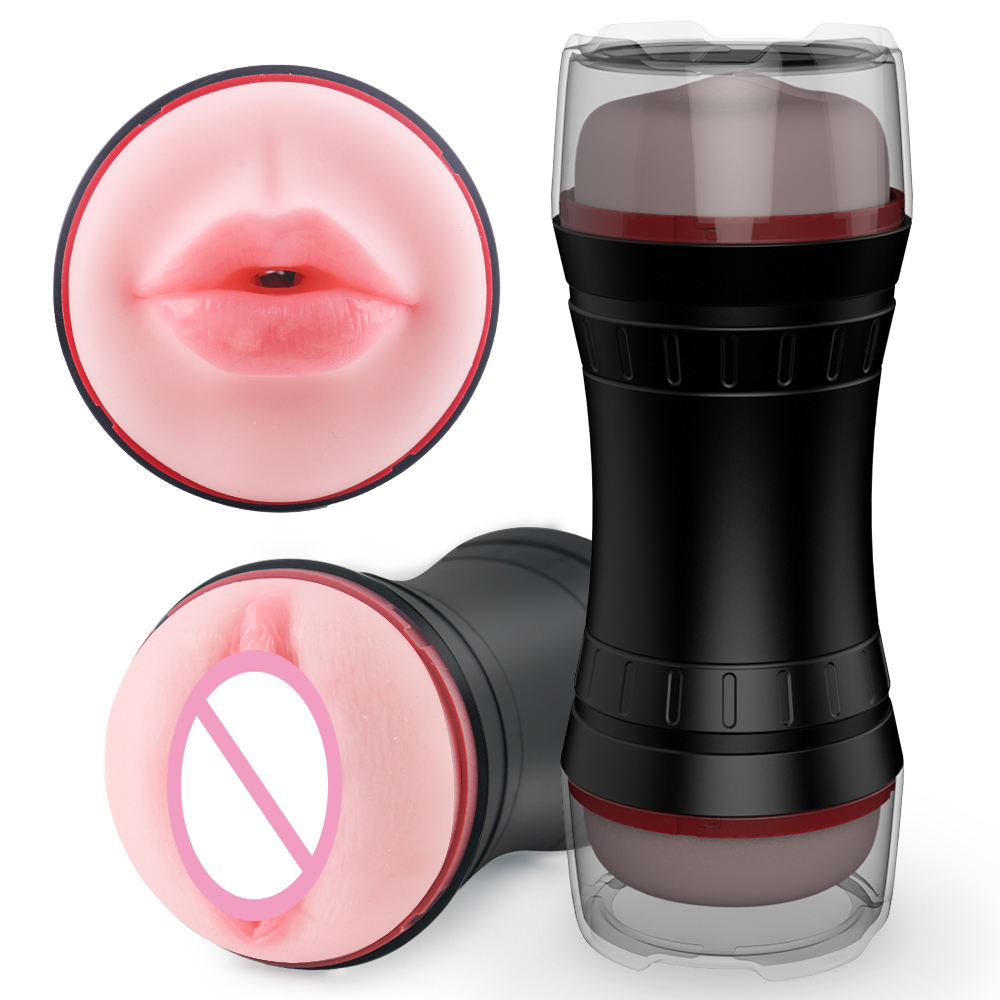 Deep throat mouth artificial vagina adult male masturbation sex toys male masturbation