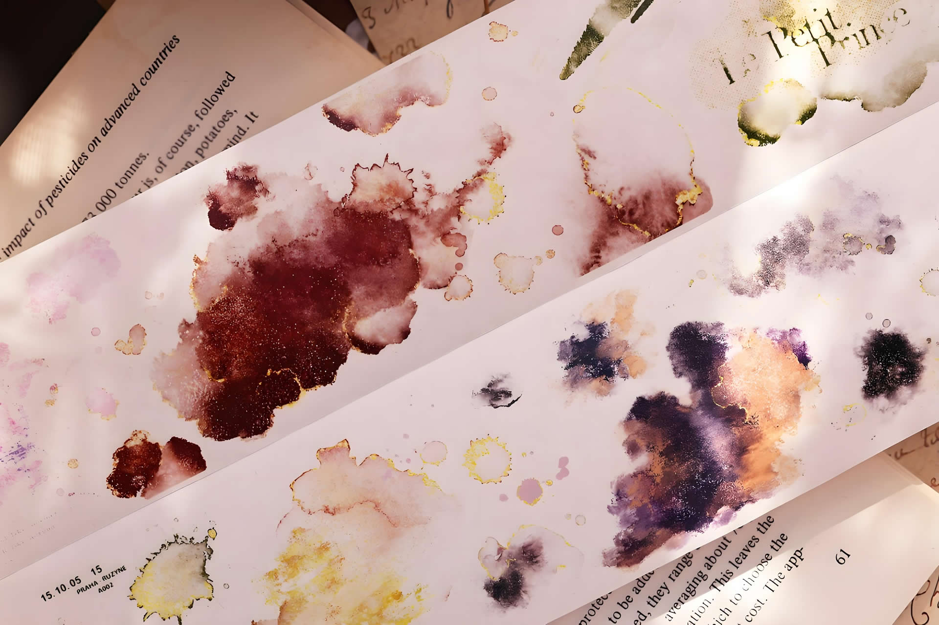 S3311 For base Blurring Effect Stickers【total roll 6m】