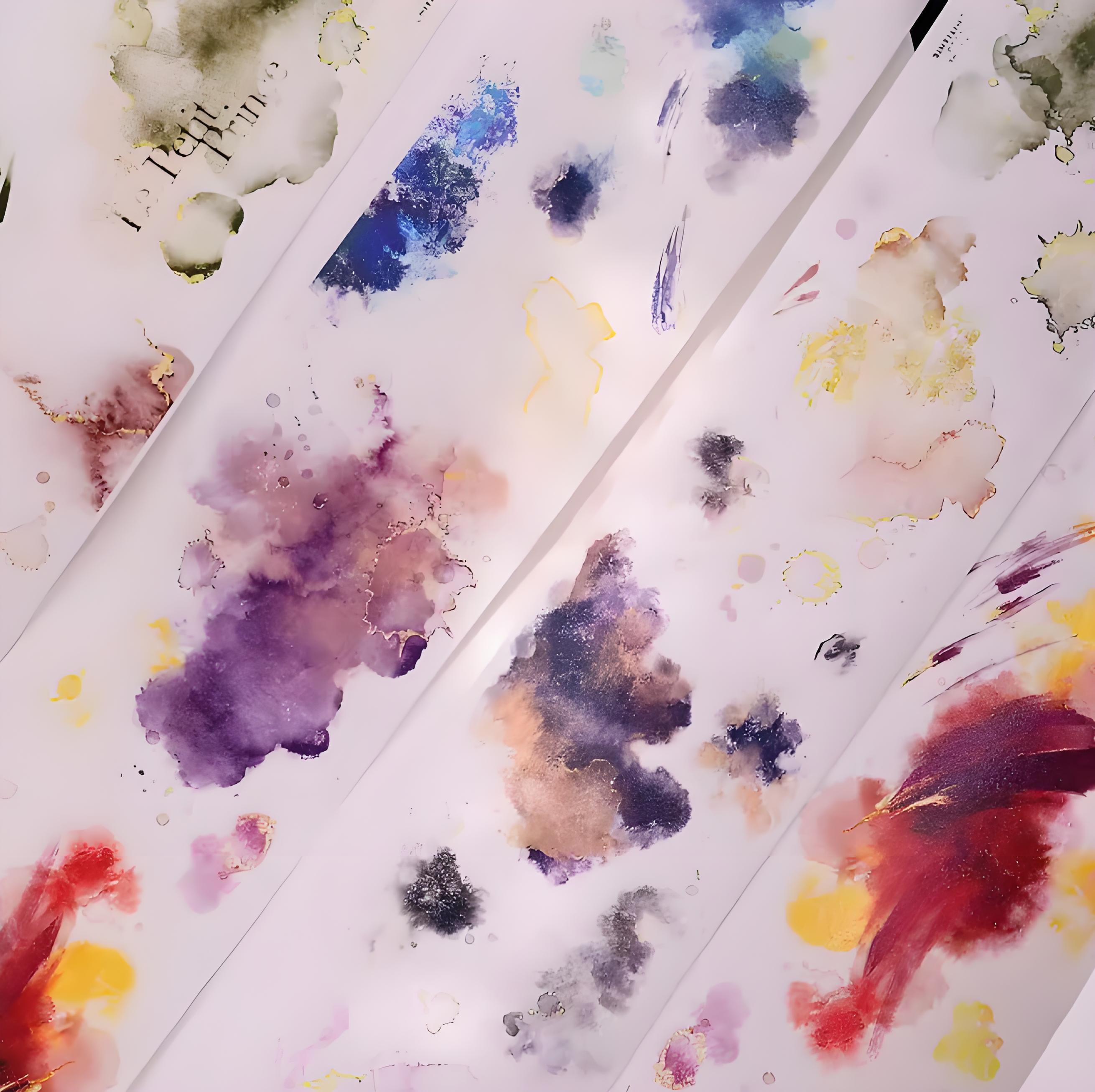 S3311 For base Blurring Effect Stickers【total roll 6m】