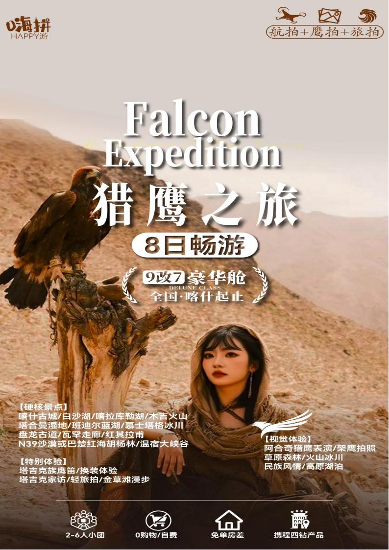 [Summer - Falcon Tour in Southern Xinjiang] (8 days from Kashgar)