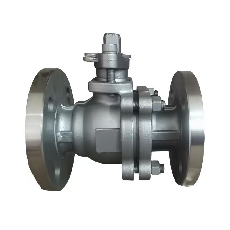 High platform flange ball valve
