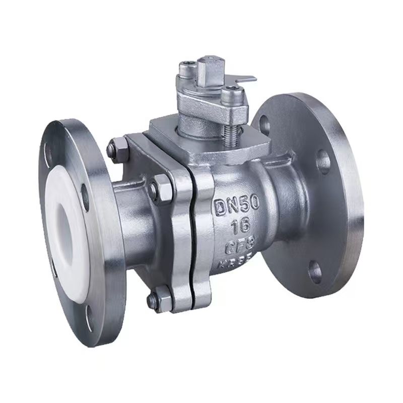 High platform flange ball valve
