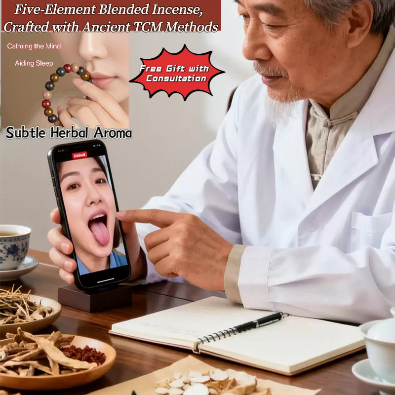 Online Consultation & Tongue Diagnosis (Complimentary 1 String of TCM Aromatherapy Beads for Calming & Sleep Support)