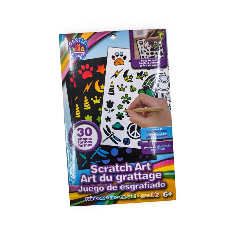 Custom Themed Scratch Art Set with Stylus