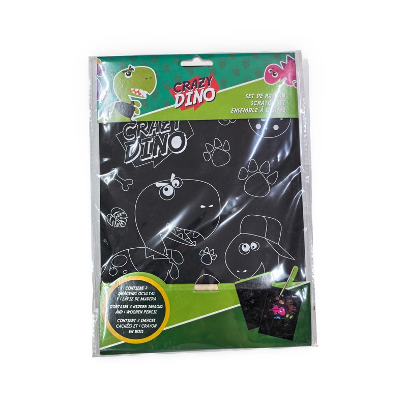 Custom Dinosaur Scratch Art Activity Set