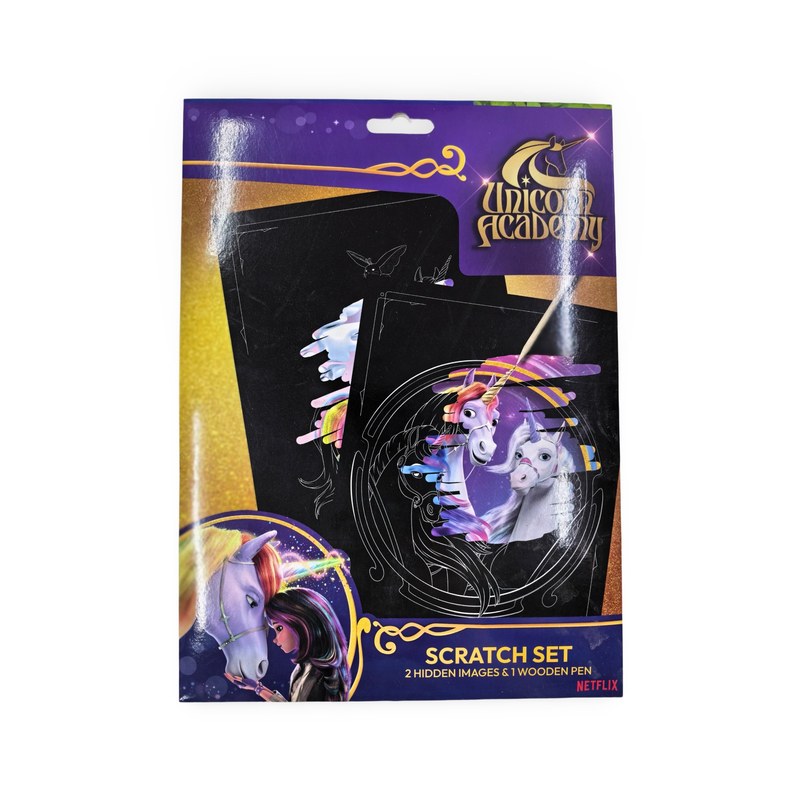 Custom Unicorn Fantasy Scratch Art Gift Set