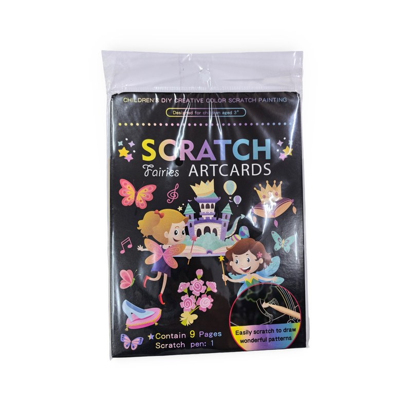 Custom Fairy Scratch Art Activity Book
