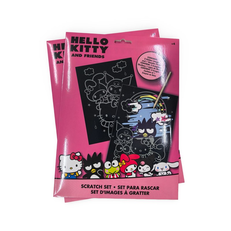 Custom Character Scratch Art Set with Stylus