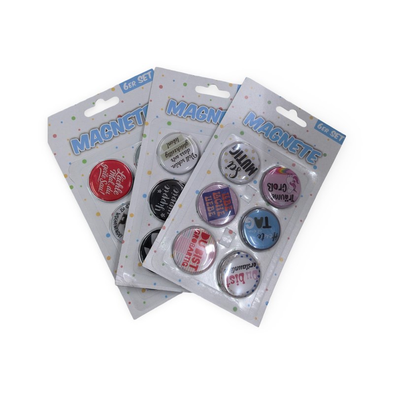 Custom Decorative Memo Magnet Button Set