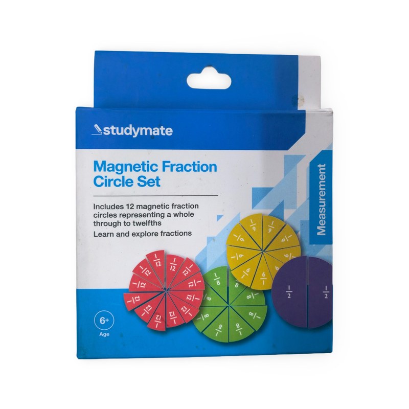 Custom Magnetic Fraction Circle Learning Set