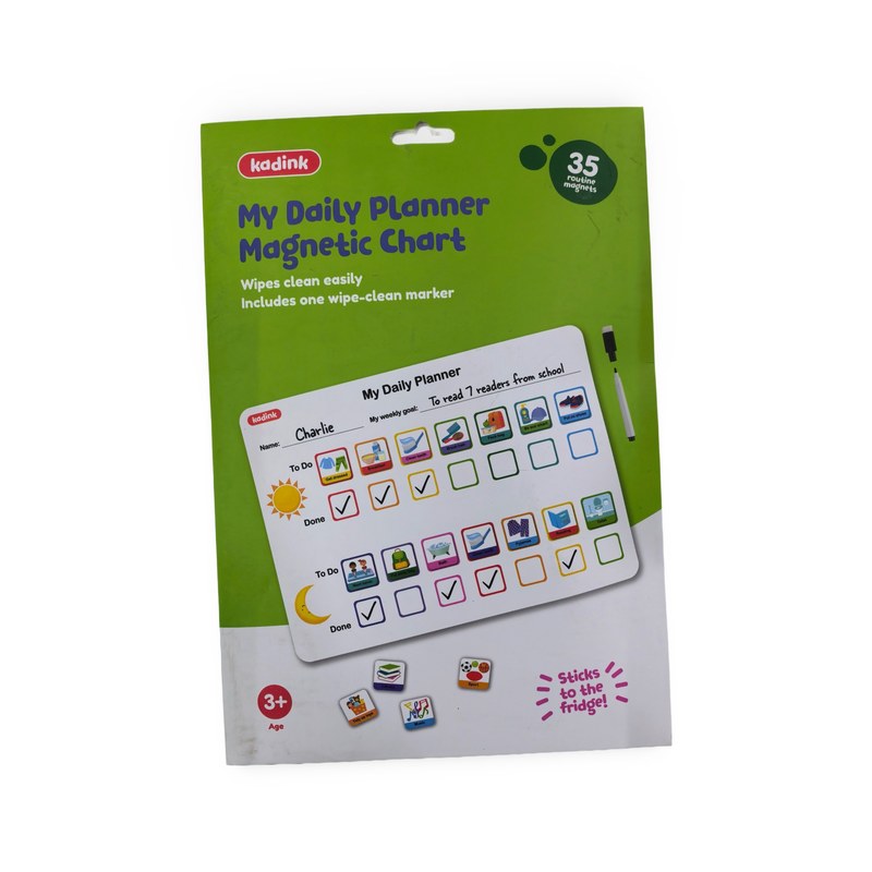 Custom Daily Planner Magnetic Chart