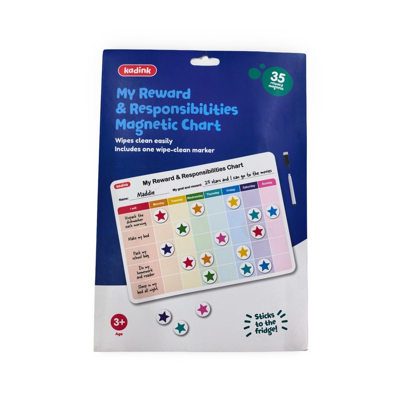 Custom Reward and Responsibilities Magnetic Chart