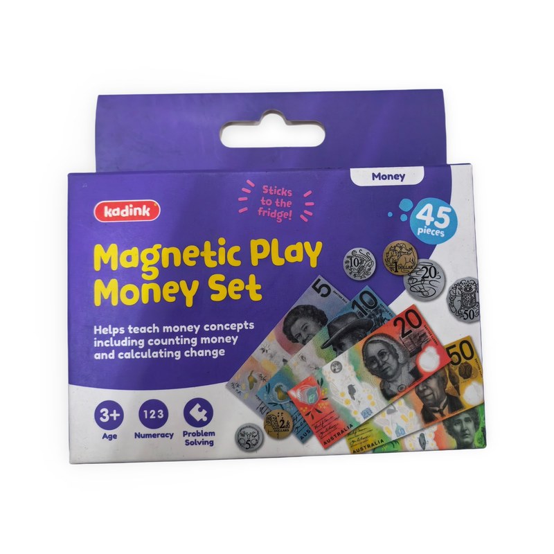 Custom Magnetic Play Money Learning Set