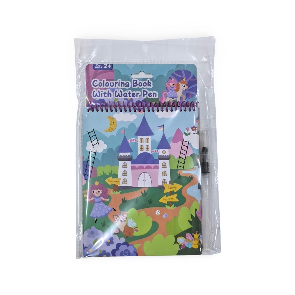 Custom Castle Theme Water Coloring Book with Pen