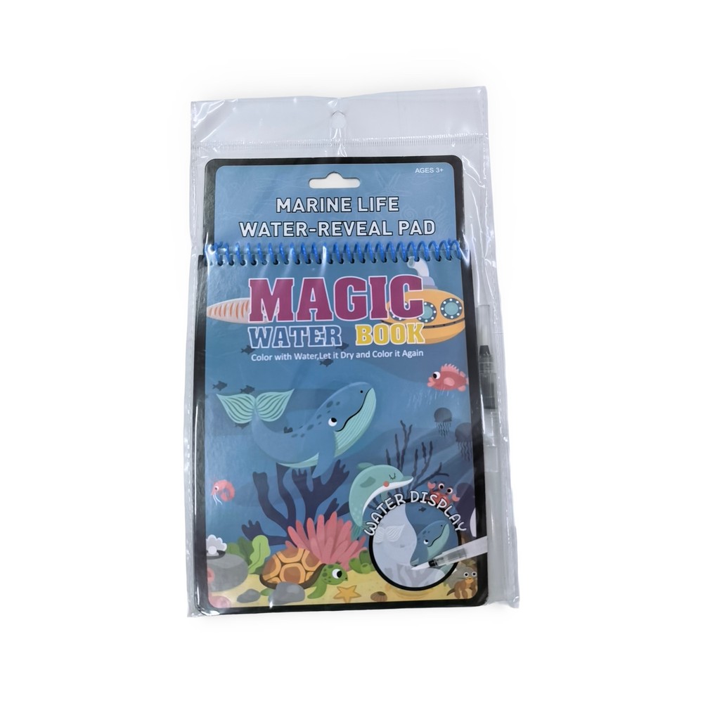 Custom Underwater Water-Reveal Coloring Pad