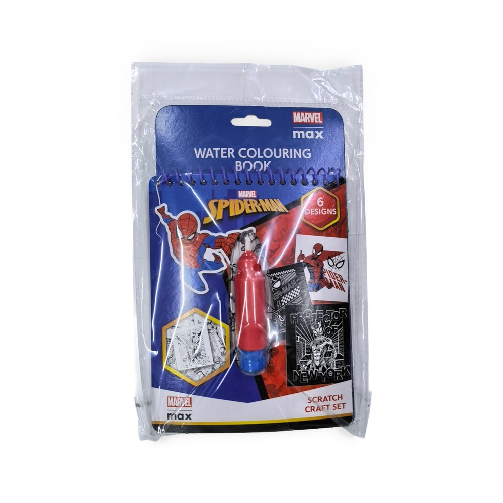 Custom Superhero Water Coloring Activity Book with Pen