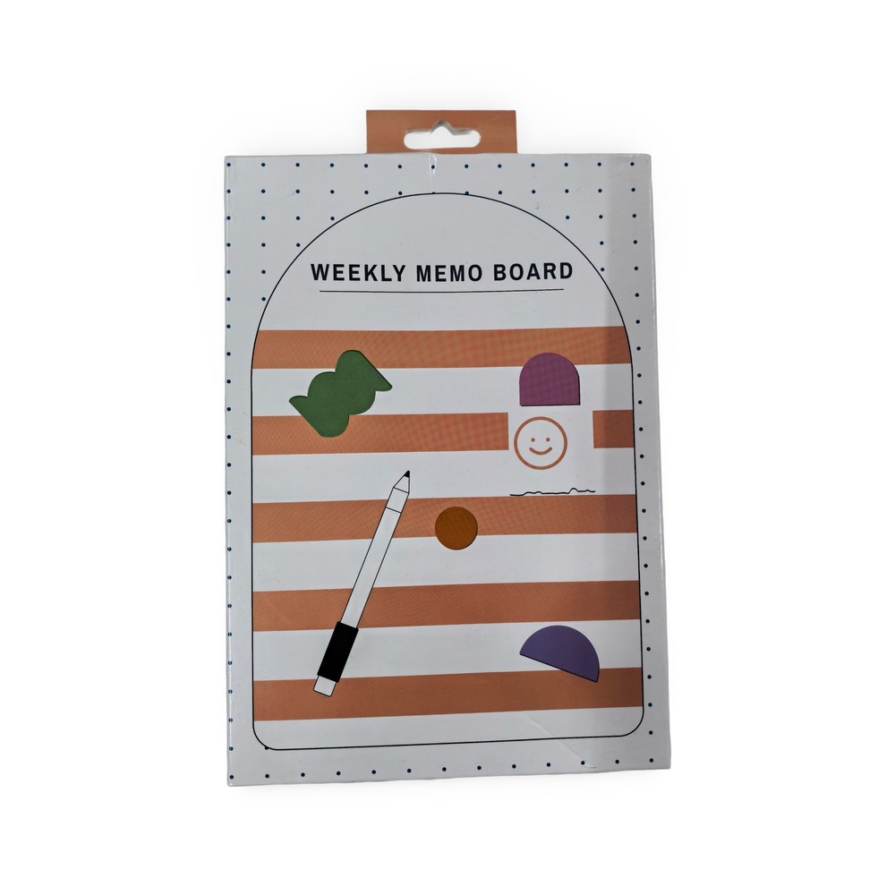 Custom Magnetic Weekly Memo Board with Marker