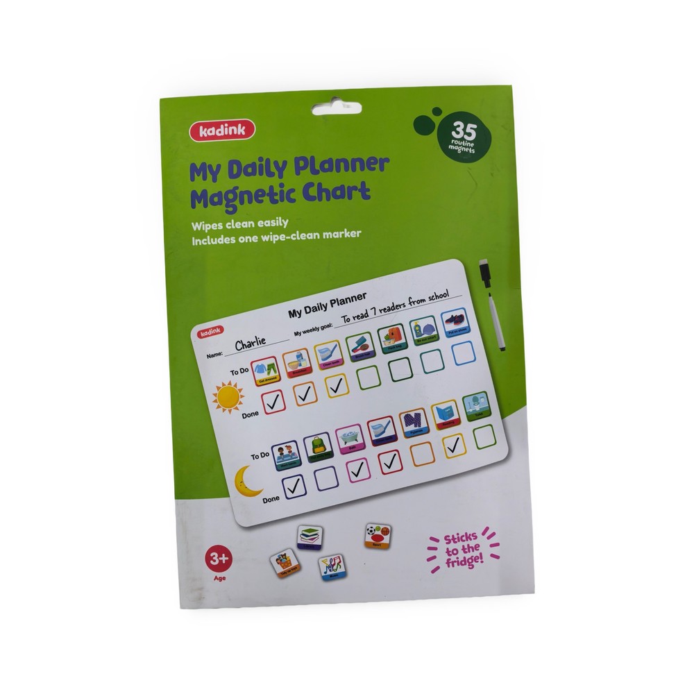 Custom Daily Planner Magnetic Chart